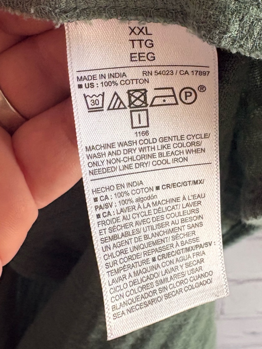 Old Navy Split-neck crinkle gauze mini Swing Dress - Picture 10 of 11